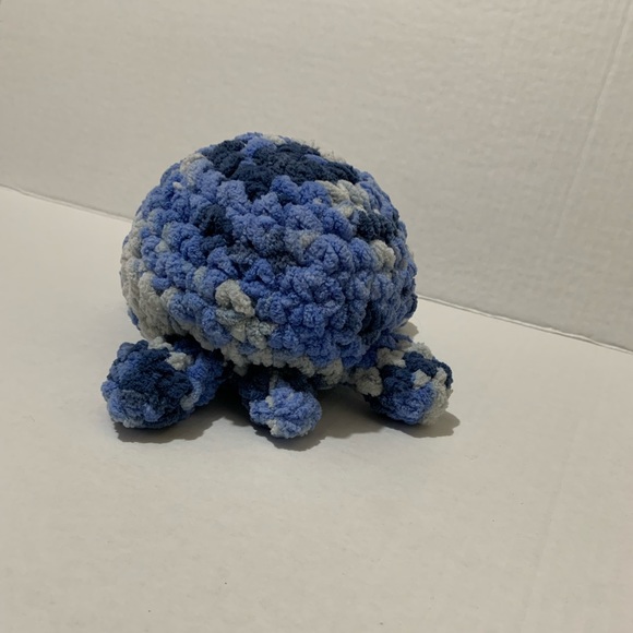 Turtle Crocheted with soft chenille style yarn, Nursery/Playroom Decor - Picture 8 of 11